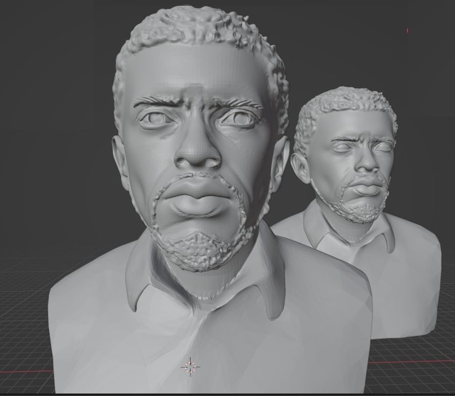 Chadwick Boseman 3D print model_23