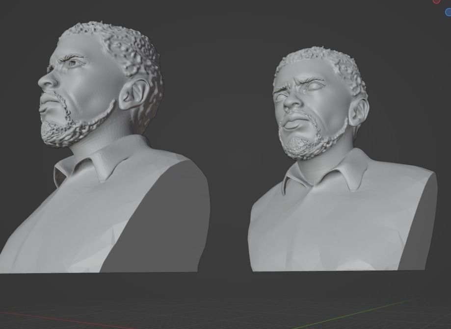 Chadwick Boseman 3D print model_10