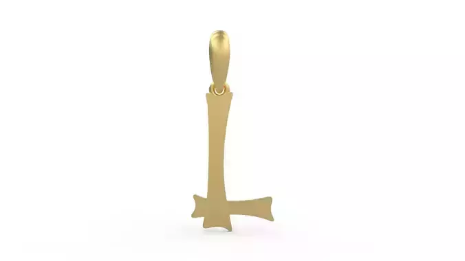 Initial Letters Pendant Spooky Hill L