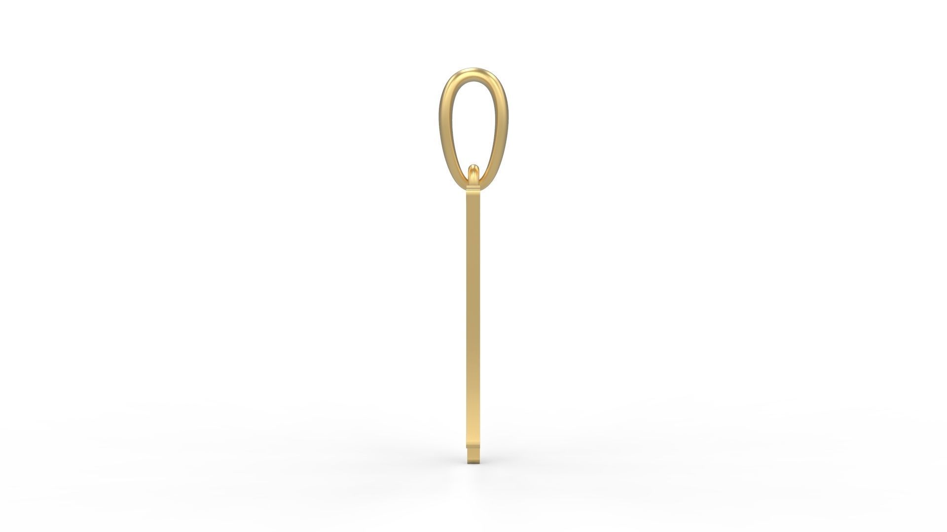 Initial Letters Pendant Spooky Hill M 3D print model_2