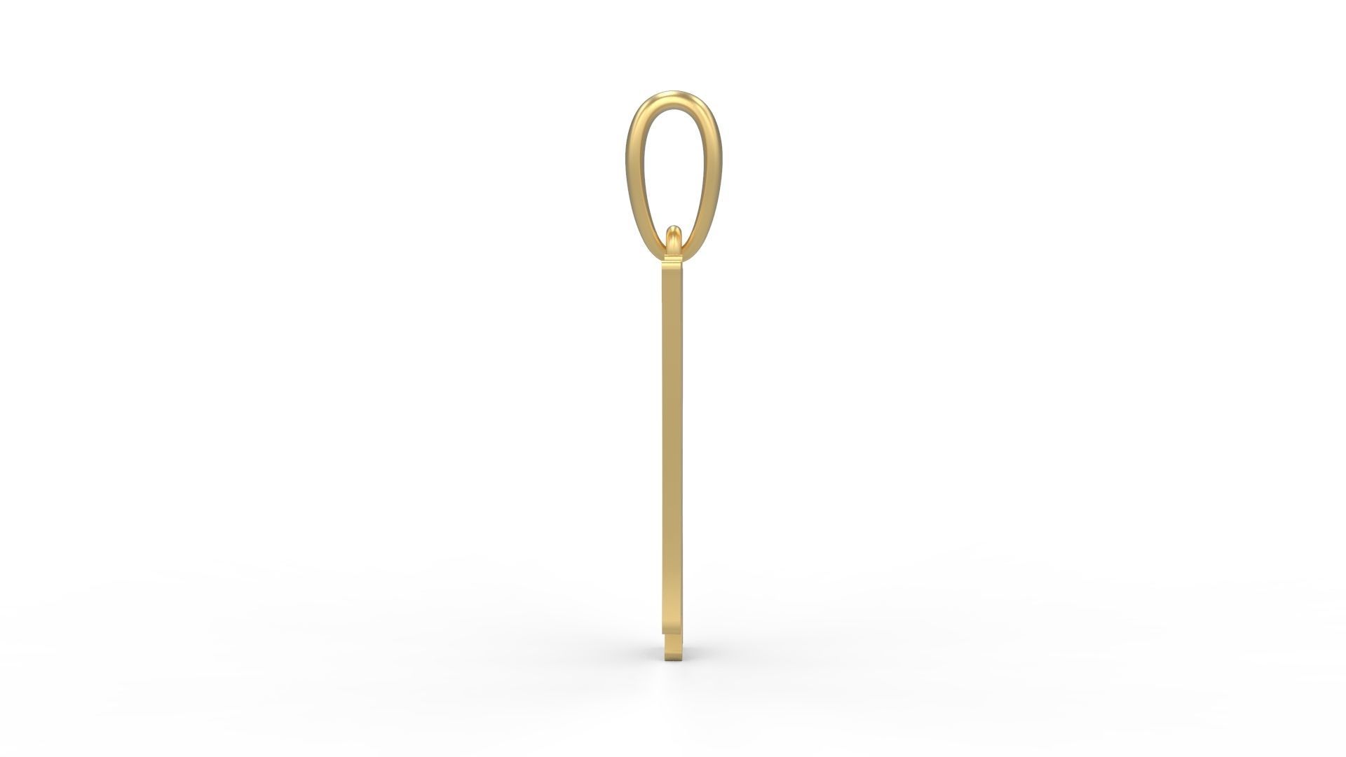 Initial Letters Pendant Spooky Hill N 3D print model_2