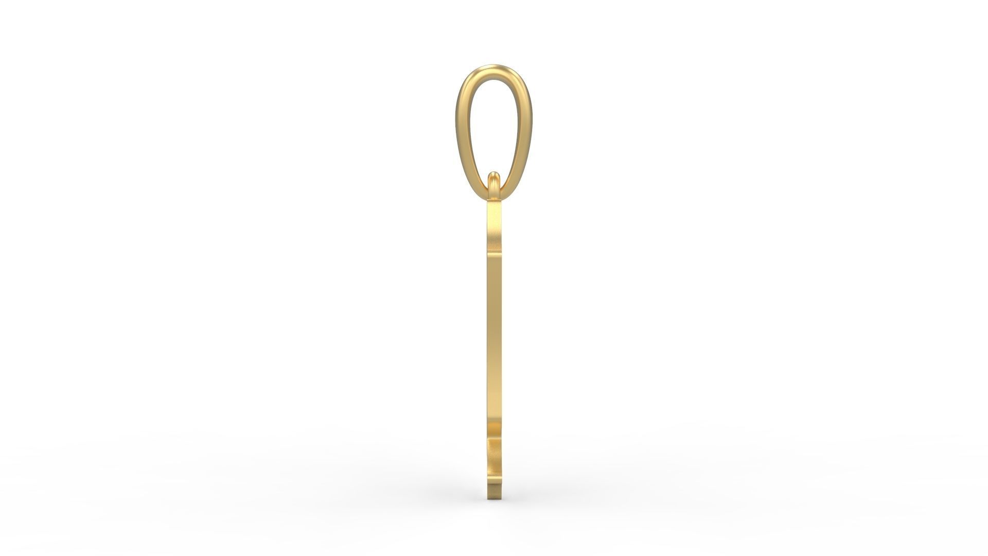 Initial Letters Pendant Spooky Hill Q 3D print model_2