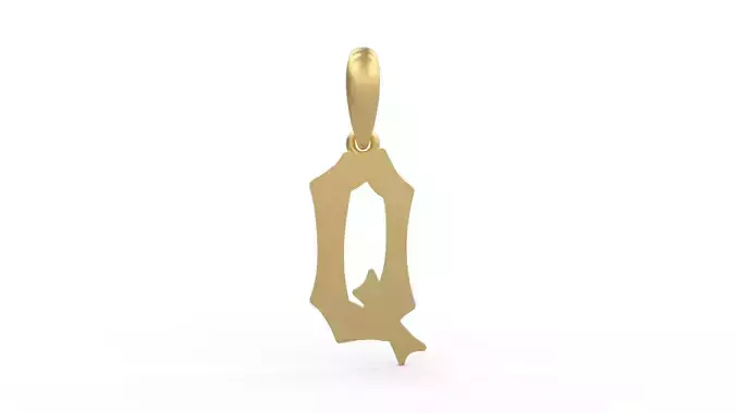 Initial Letters Pendant Spooky Hill Q