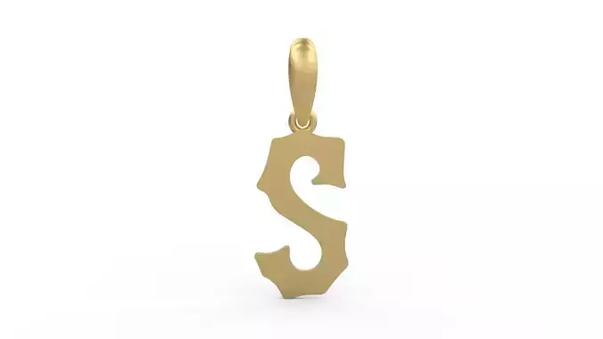  Initial Letters Pendant Spooky Hill S 3D print model