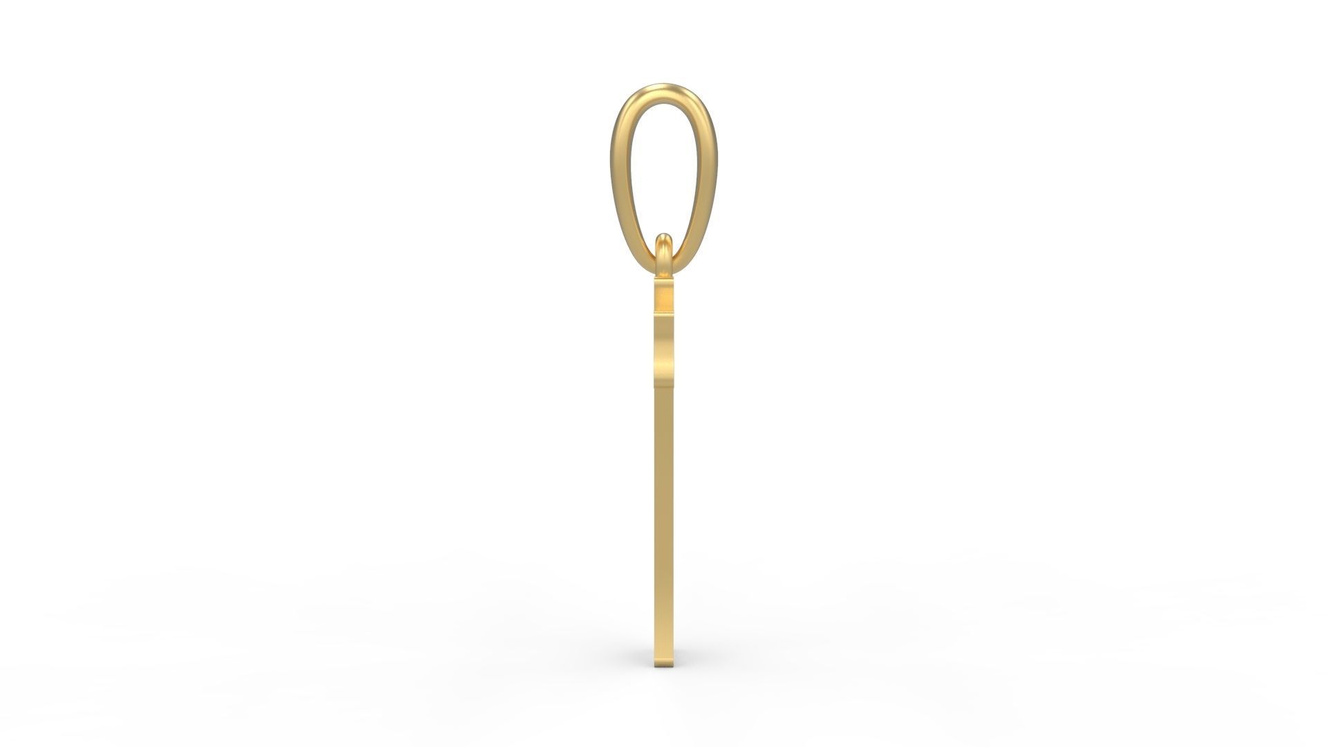 Initial Letters Pendant Spooky Hill T 3D print model_2