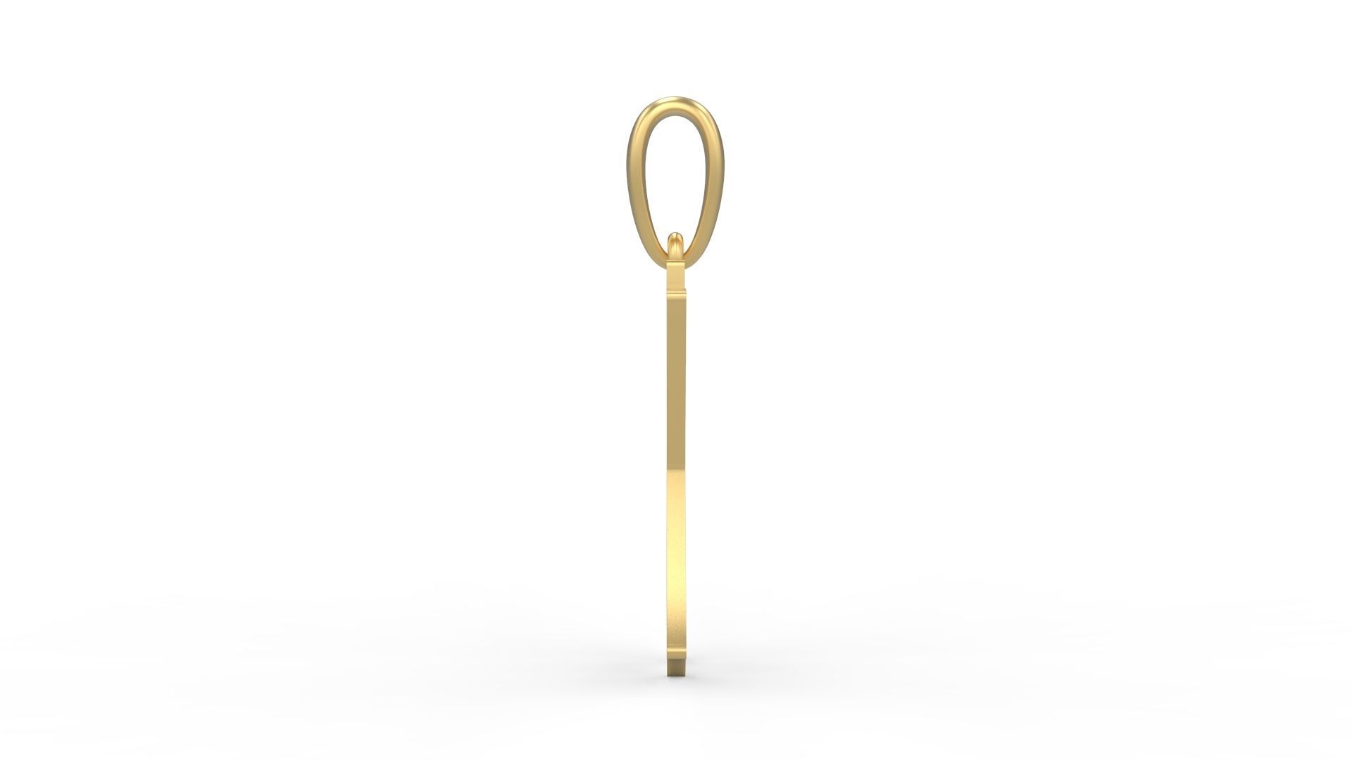 Initial Letters Pendant Spooky Hill X 3D print model_2