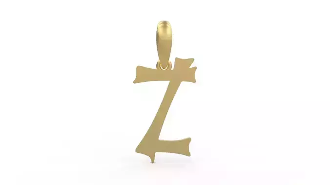 Initial Letters Pendant Spooky Hill Z