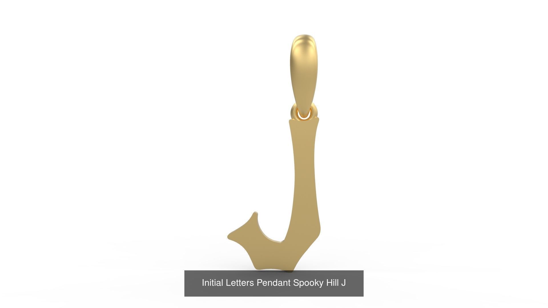 Initial Letters Pendant Alphabets Spooky Hill 3D Model Collection_12