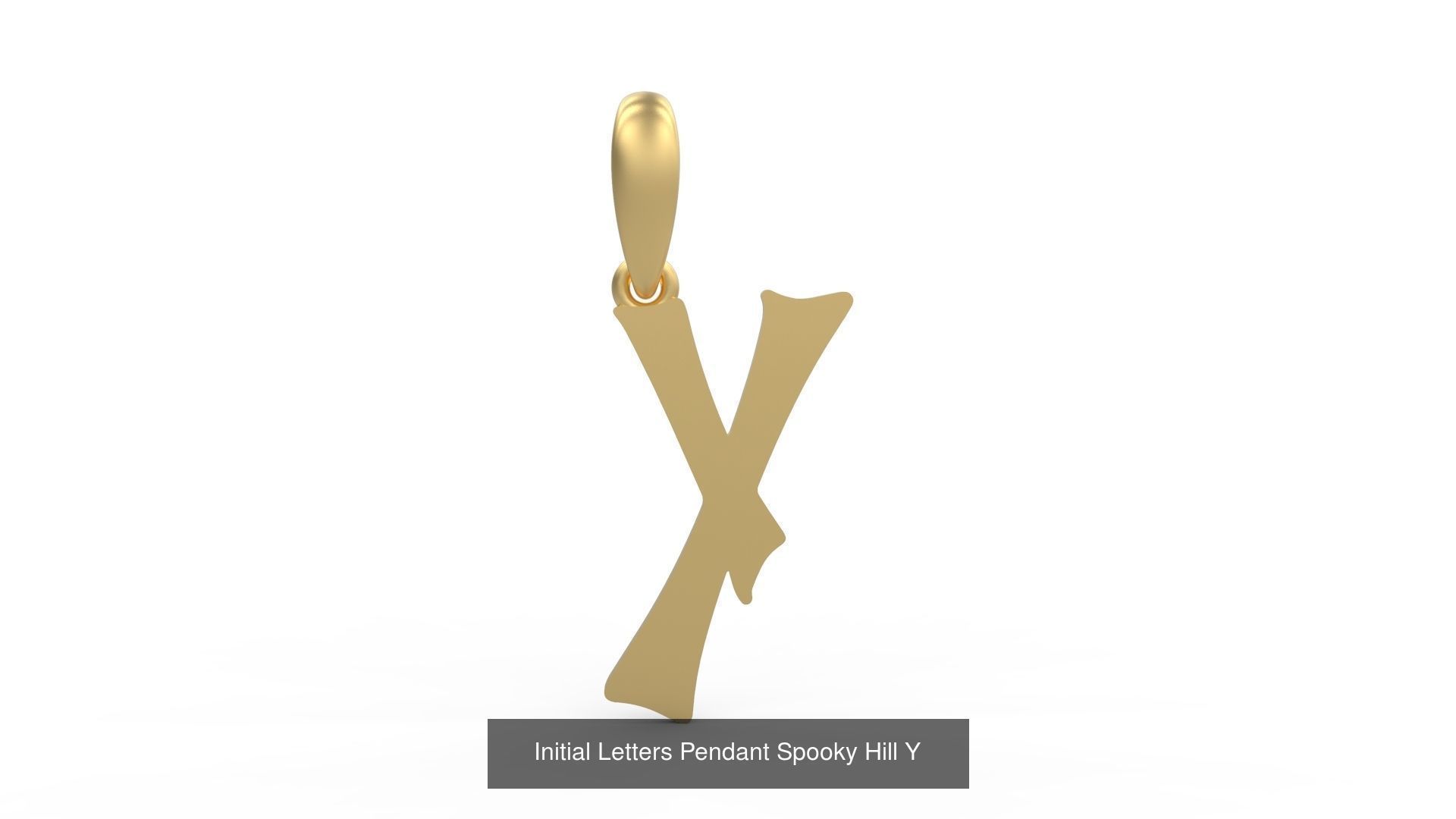 Initial Letters Pendant Alphabets Spooky Hill 3D Model Collection_27
