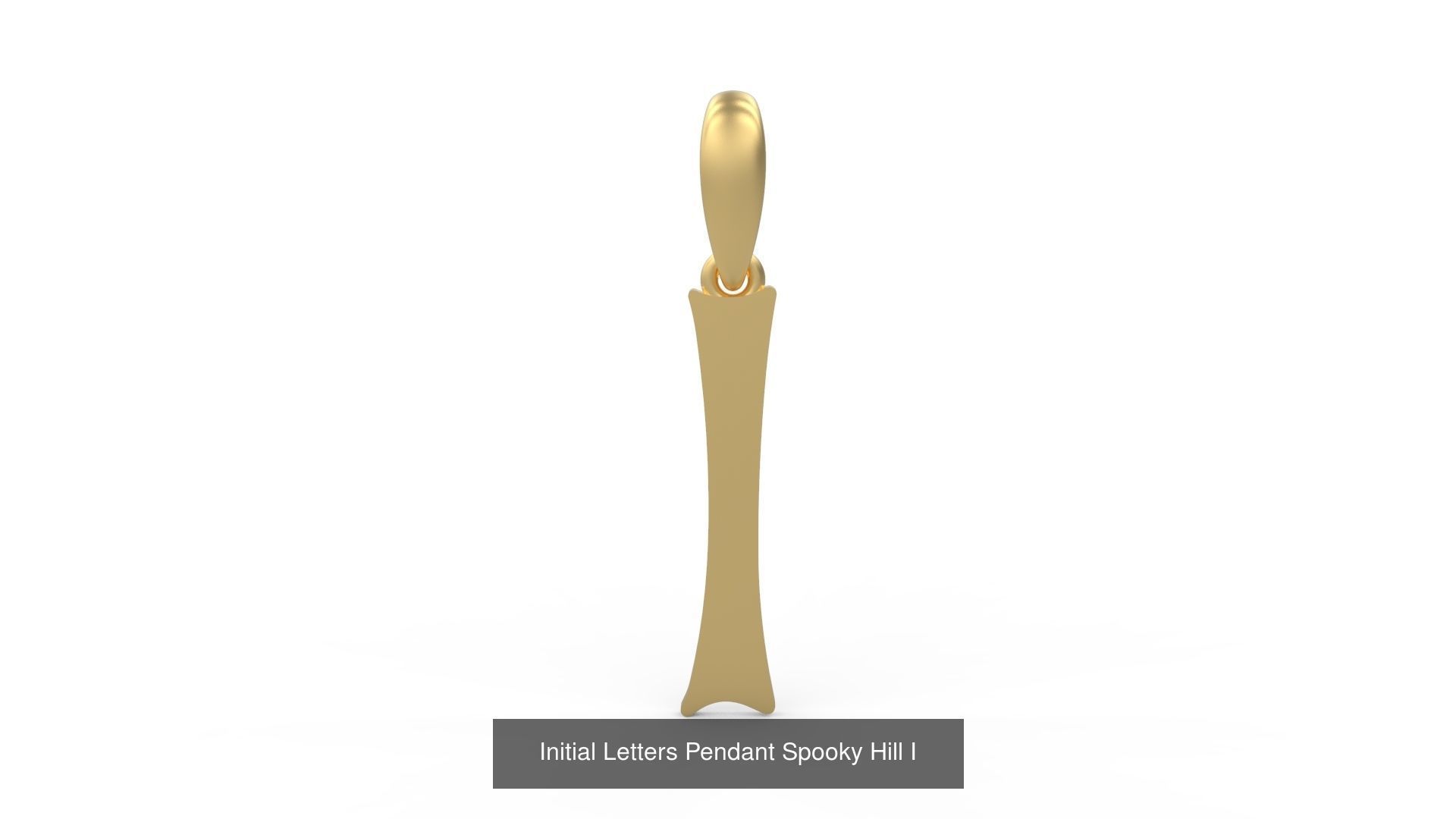 Initial Letters Pendant Alphabets Spooky Hill 3D Model Collection_11