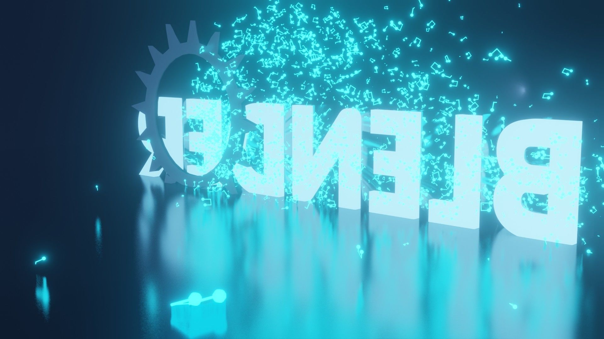 intro text animation Free low-poly 3D model_3