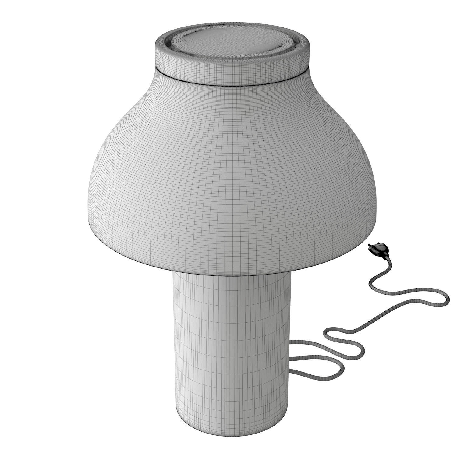 PC Table Lamp 3D model_4