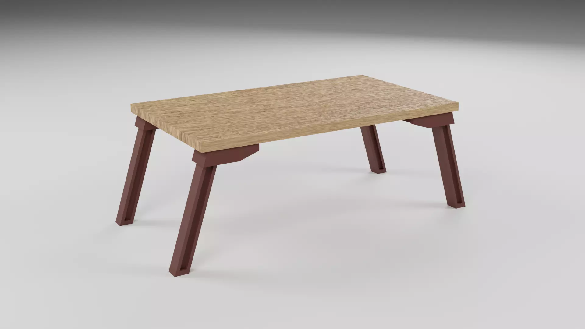 Laptop Table Free low-poly 3D model