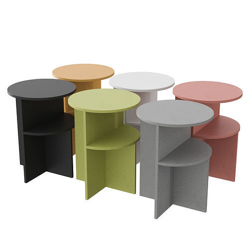 Halves Side Table 3D model