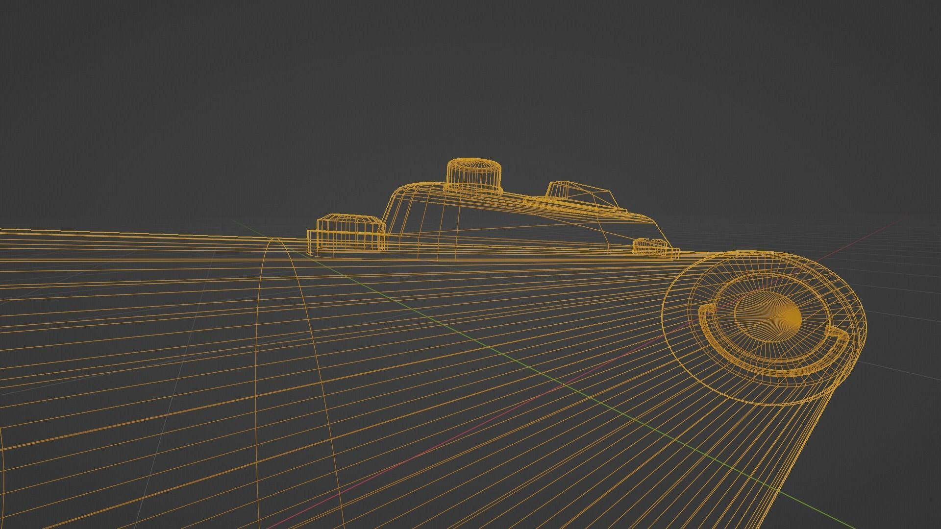 old vintage dusty ussr flashlight Low-poly 3D model_6