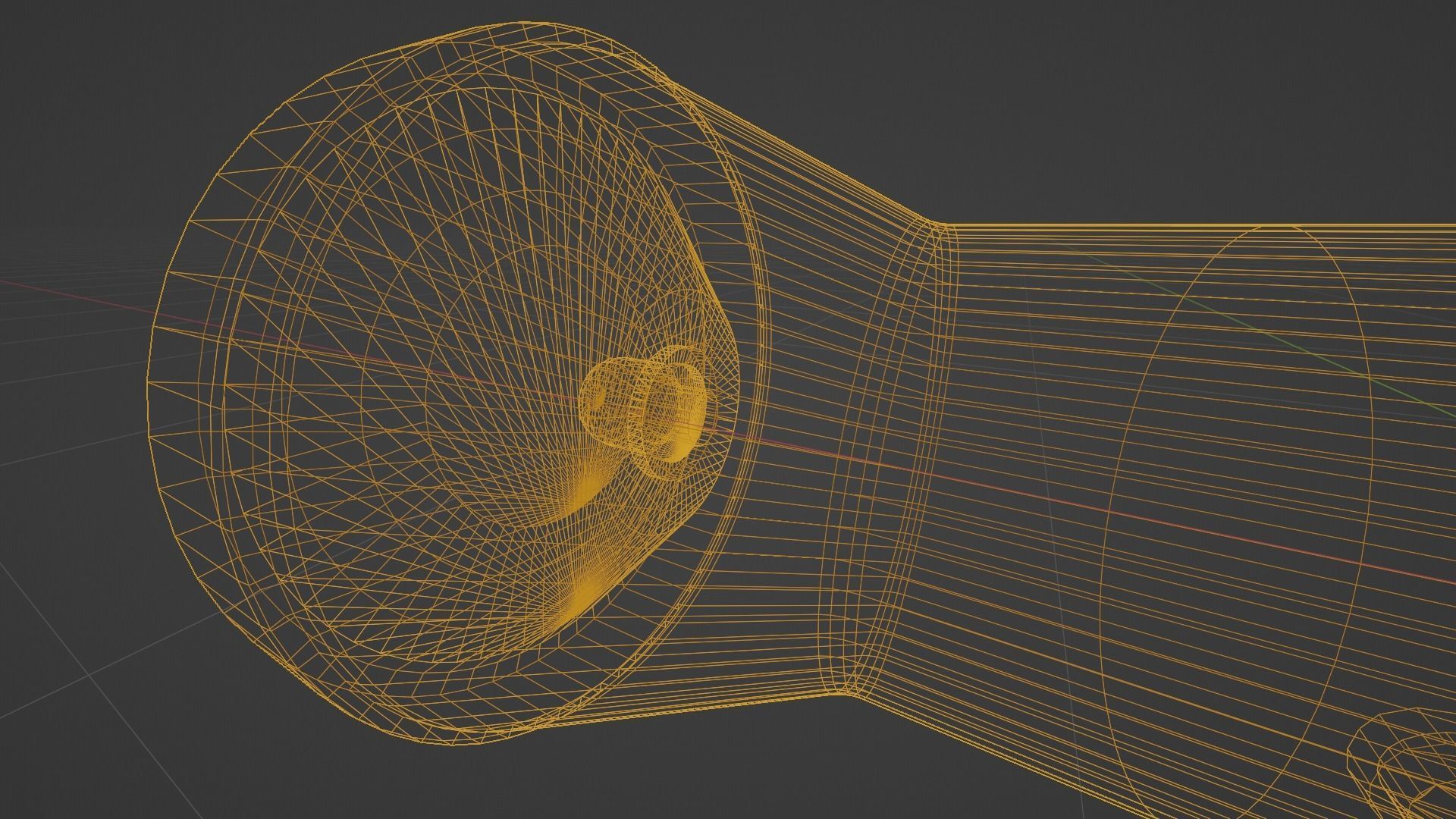 old vintage dusty ussr flashlight Low-poly 3D model_8