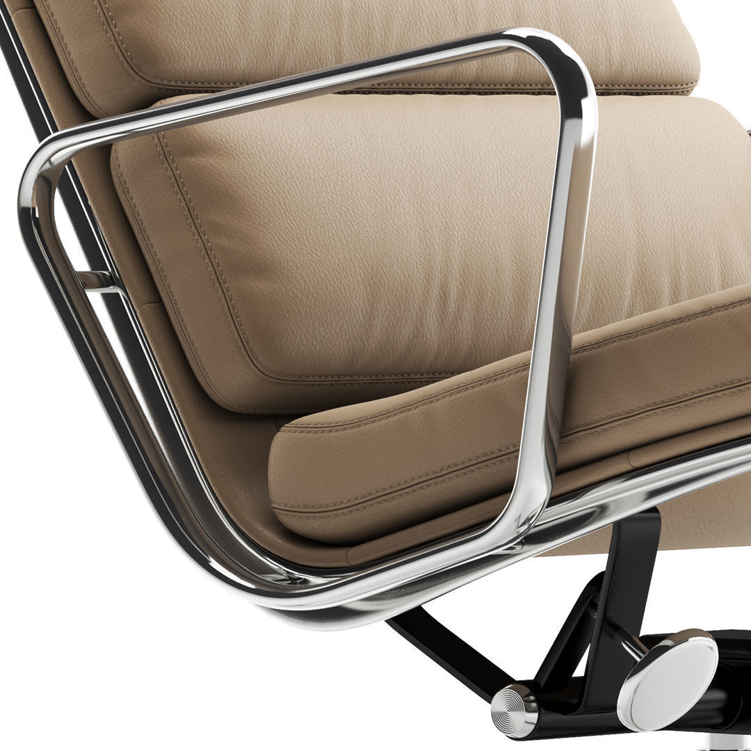 Vitra Soft Pad Chair 3D model_5