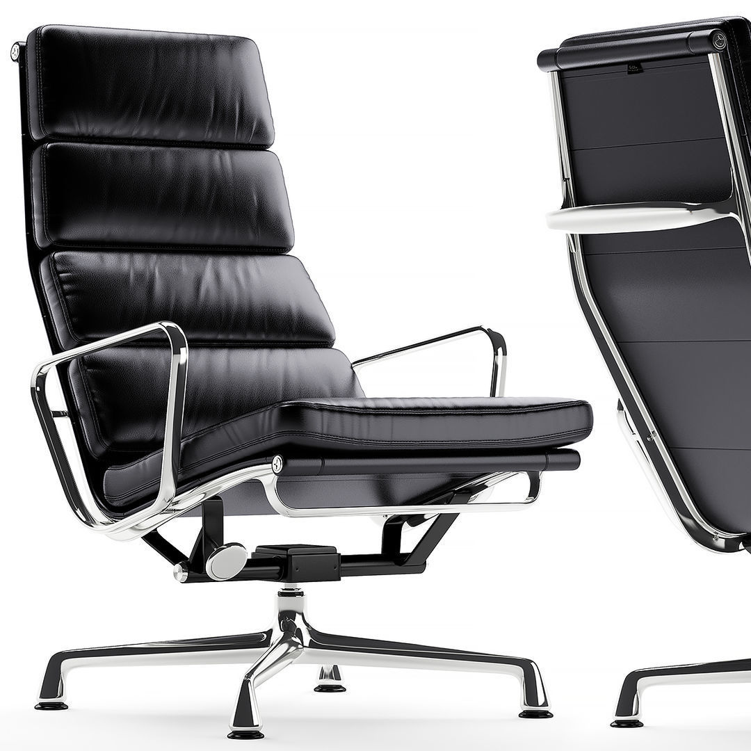 Vitra Soft Pad Chair 3D model_3