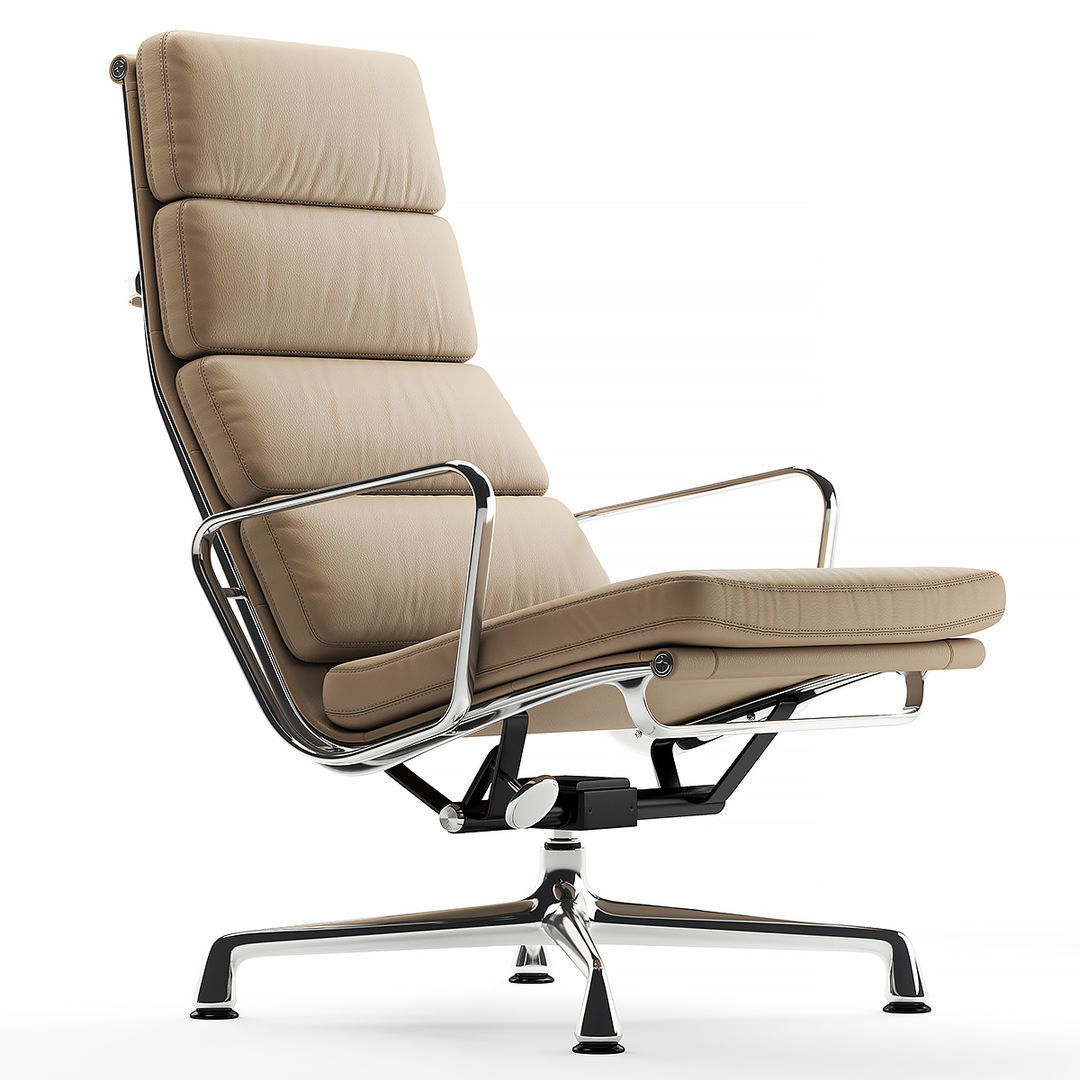 Vitra Soft Pad Chair 3D model_4