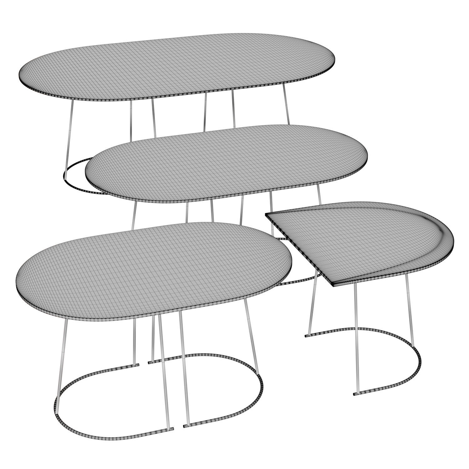 Airy Coffee Table 3D model_4