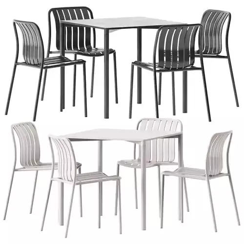 Trocadero Outdoor Table and Chair by Talenti