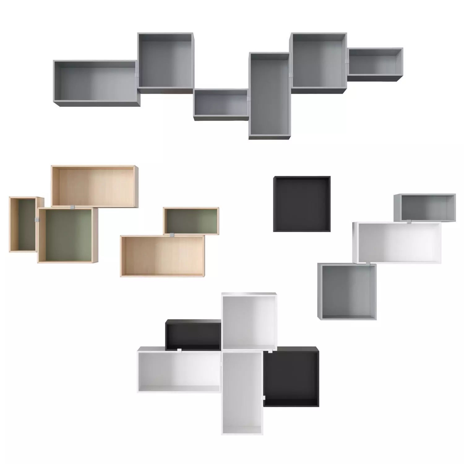 Mini Stacked Storage System 3D model_0