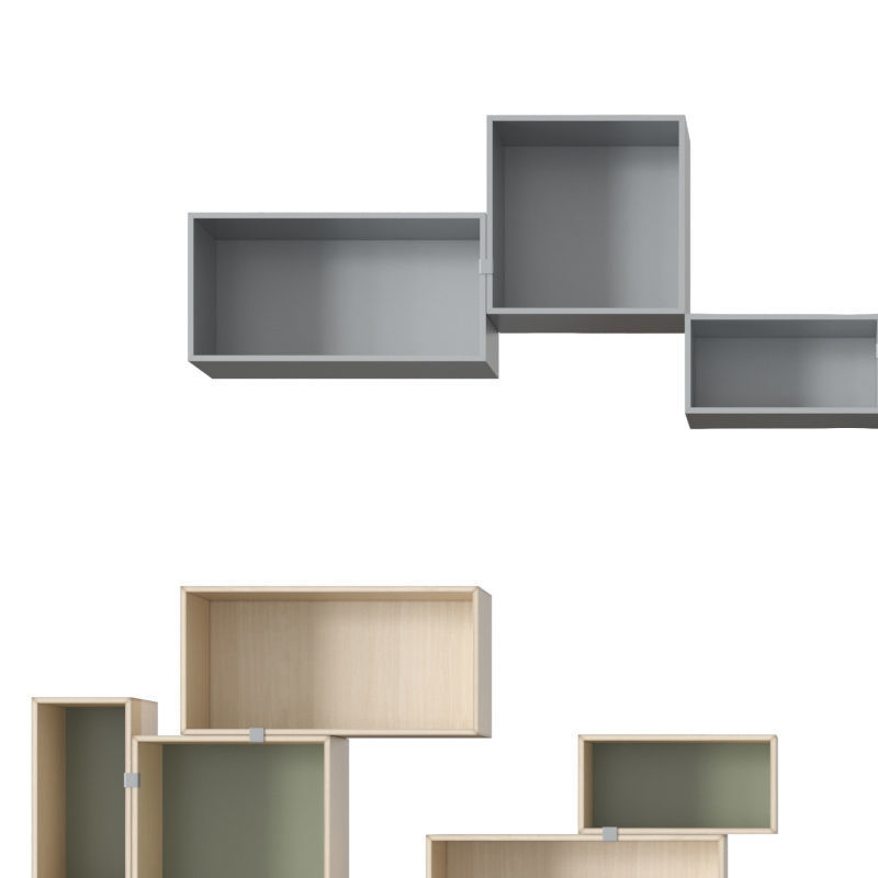 Mini Stacked Storage System 3D model_1