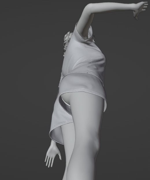 Teen Girl 3D model_28