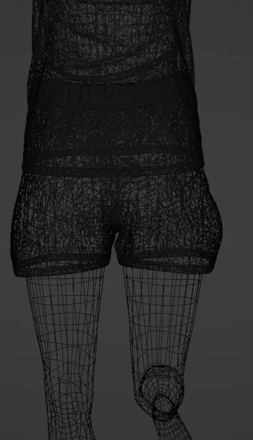 Teen Girl 3D model_32