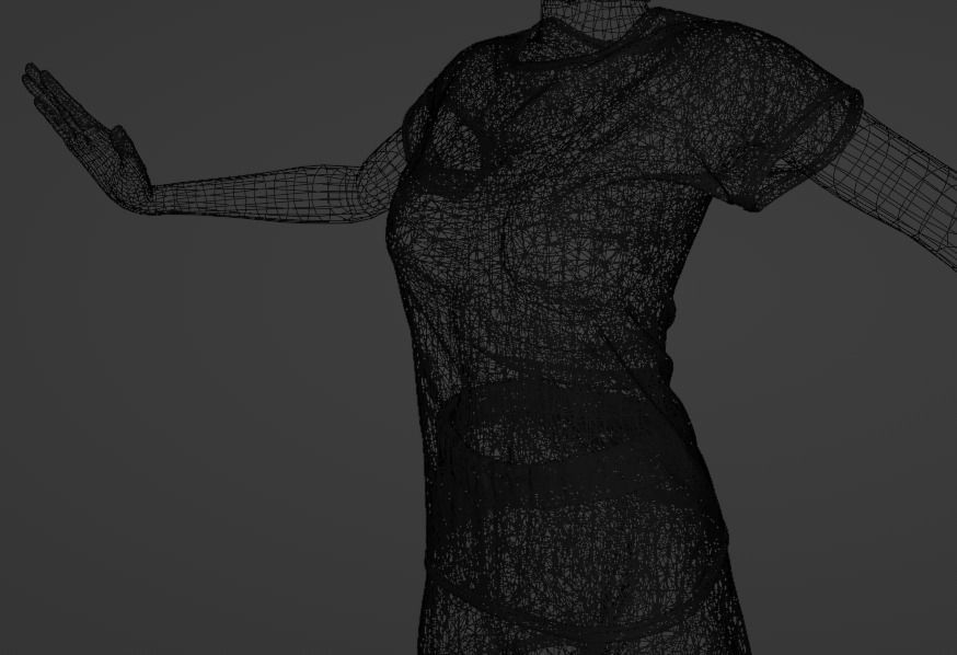 Teen Girl 3D model_49