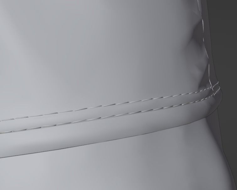 Teen Girl 3D model_26