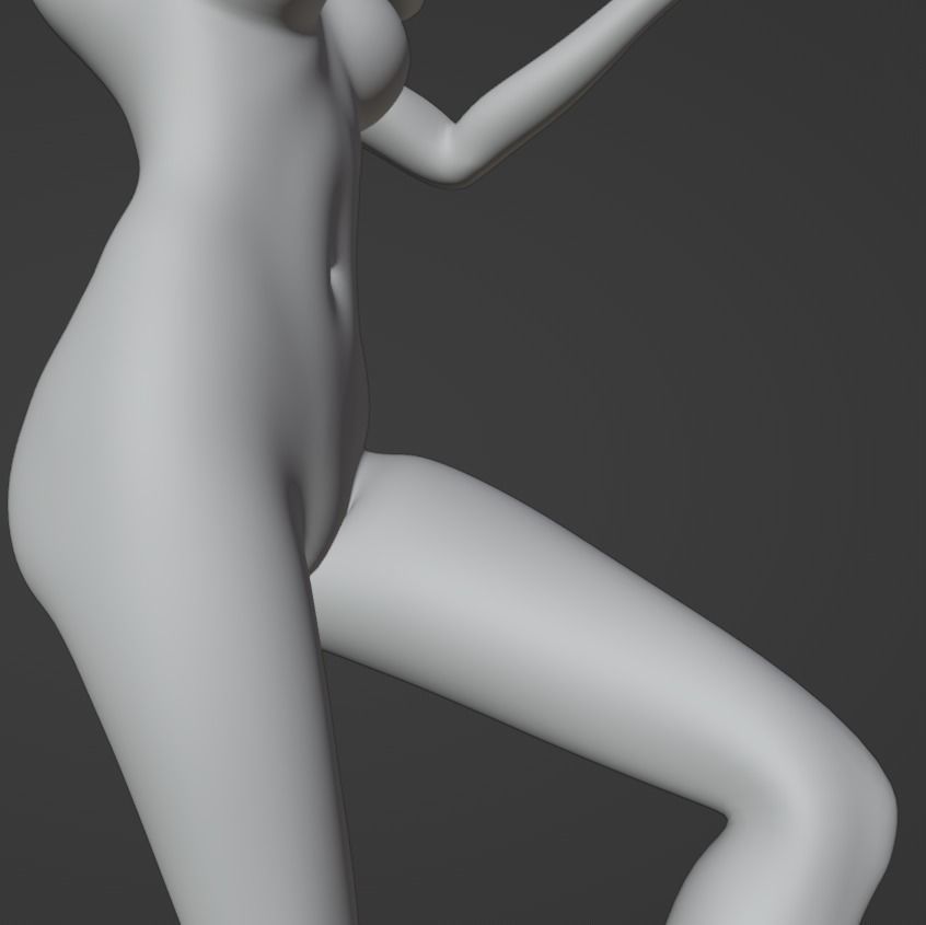 Teen Girl 3D model_39