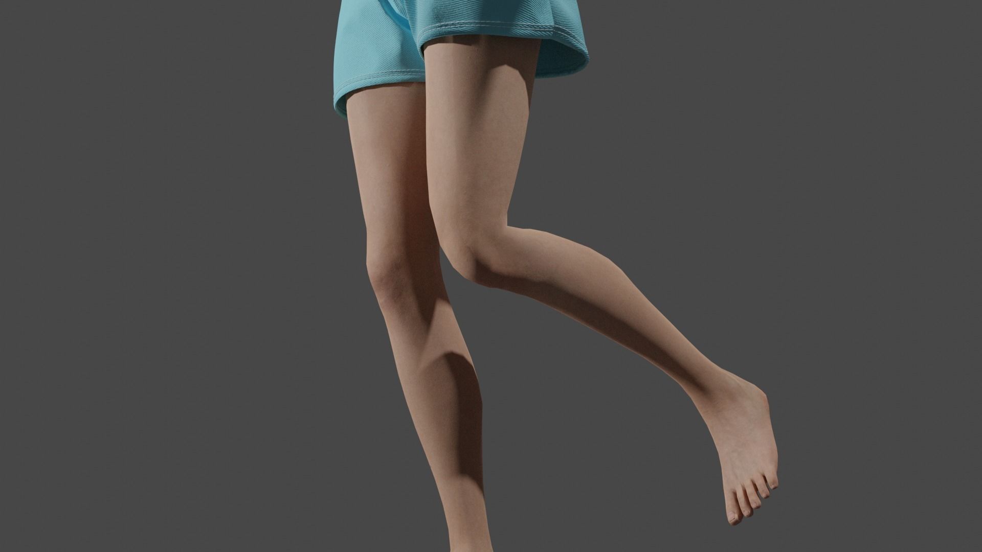 Teen Girl 3D model_18