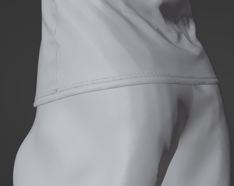 Teen Girl 3D model_25