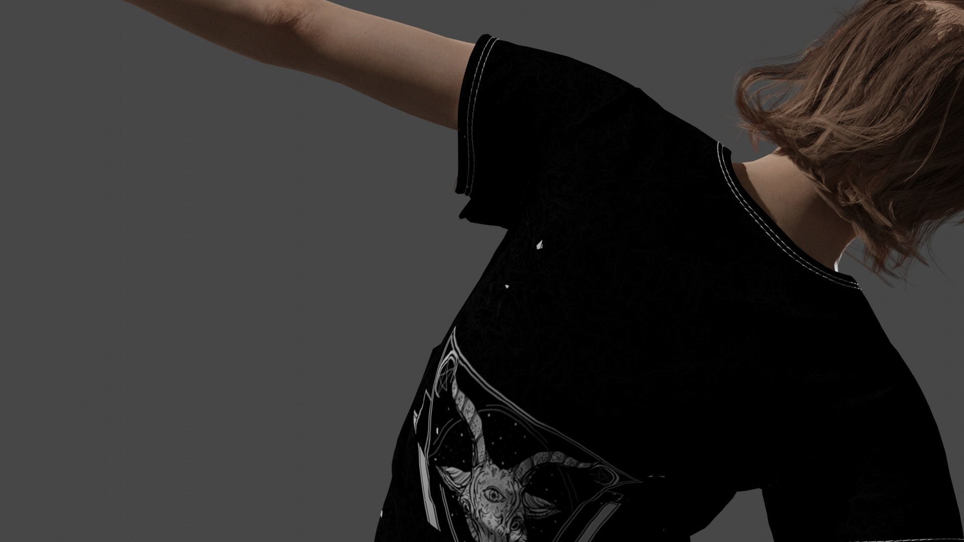 Teen Girl 3D model_12