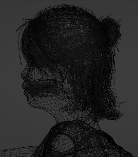 Teen Girl 3D model_52