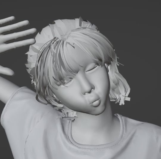 Teen Girl 3D model_19