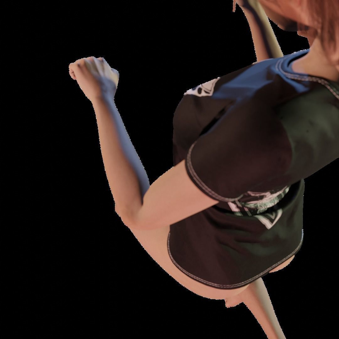 Teen Girl 3D model_57