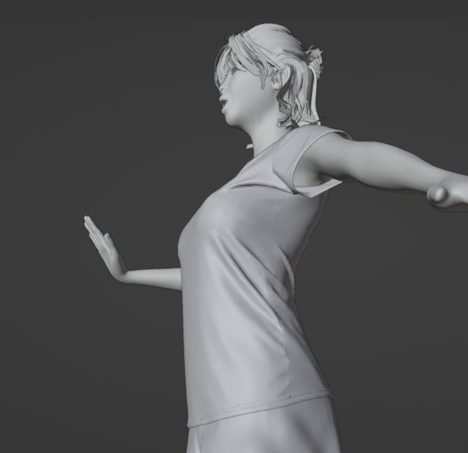 Teen Girl 3D model_24