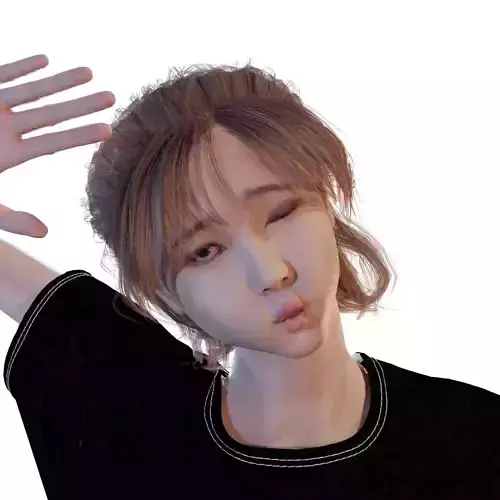 Teen Girl 3D model