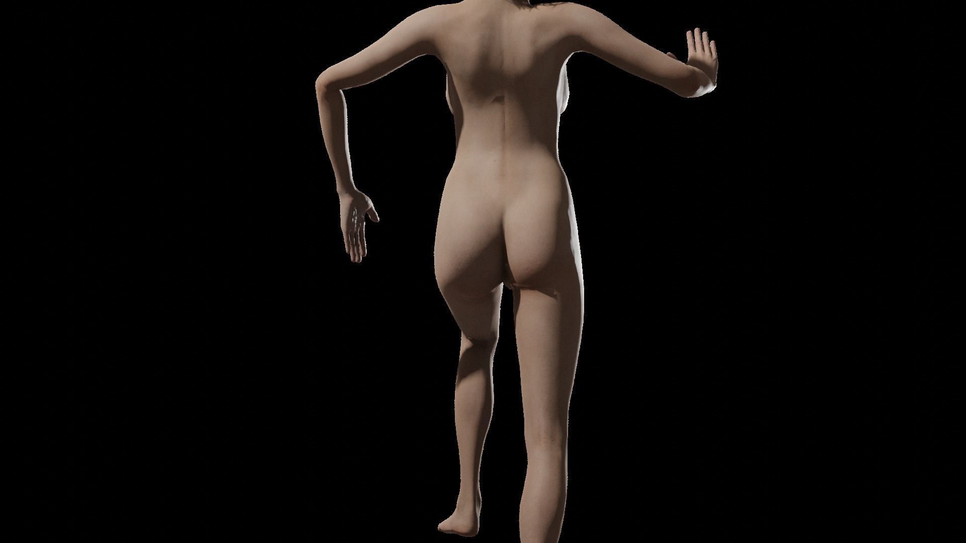 Teen Girl 3D model_41