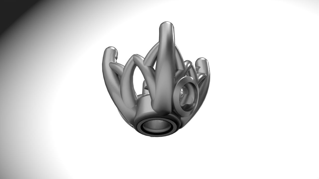 a package of engagement solitaire ring hea or stud earrings 3D print model_13