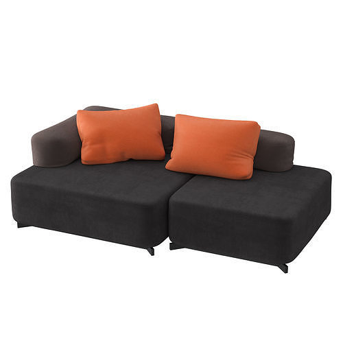 Alphabet Sofa 2 Seater 3D model