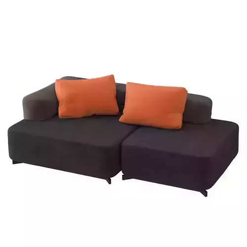 Alphabet Sofa 2 Seater 3D model