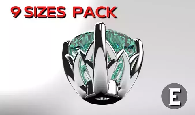 a package of engagement solitaire ring hea or stud earrings