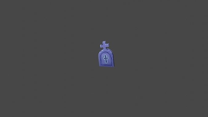 Grabe 2 cross Free low-poly 3D model