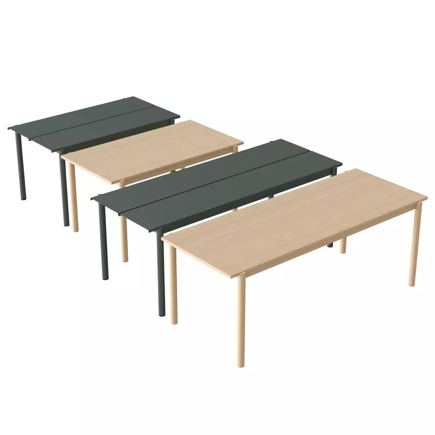 Linear Table 3D model_0