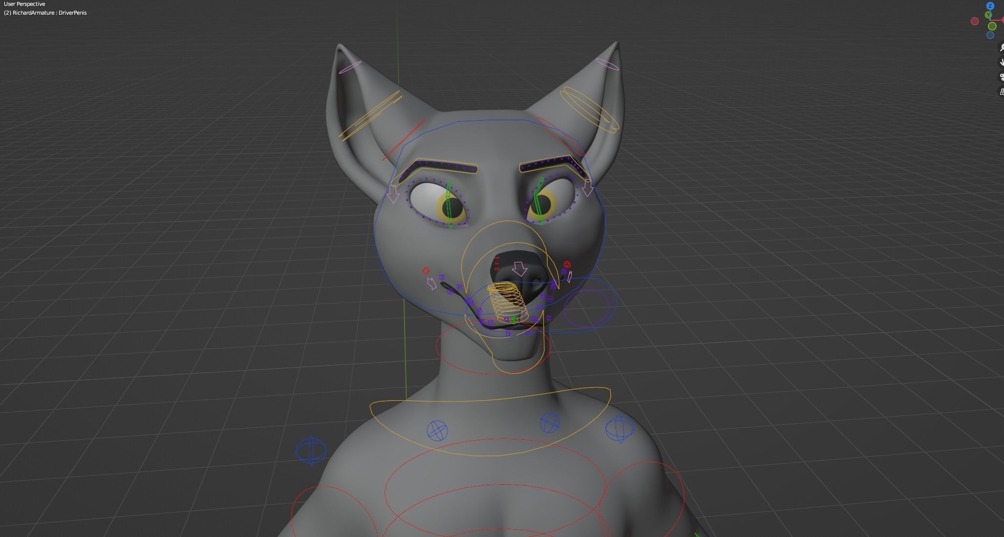 Richard Anthro Wolf 3D model_42
