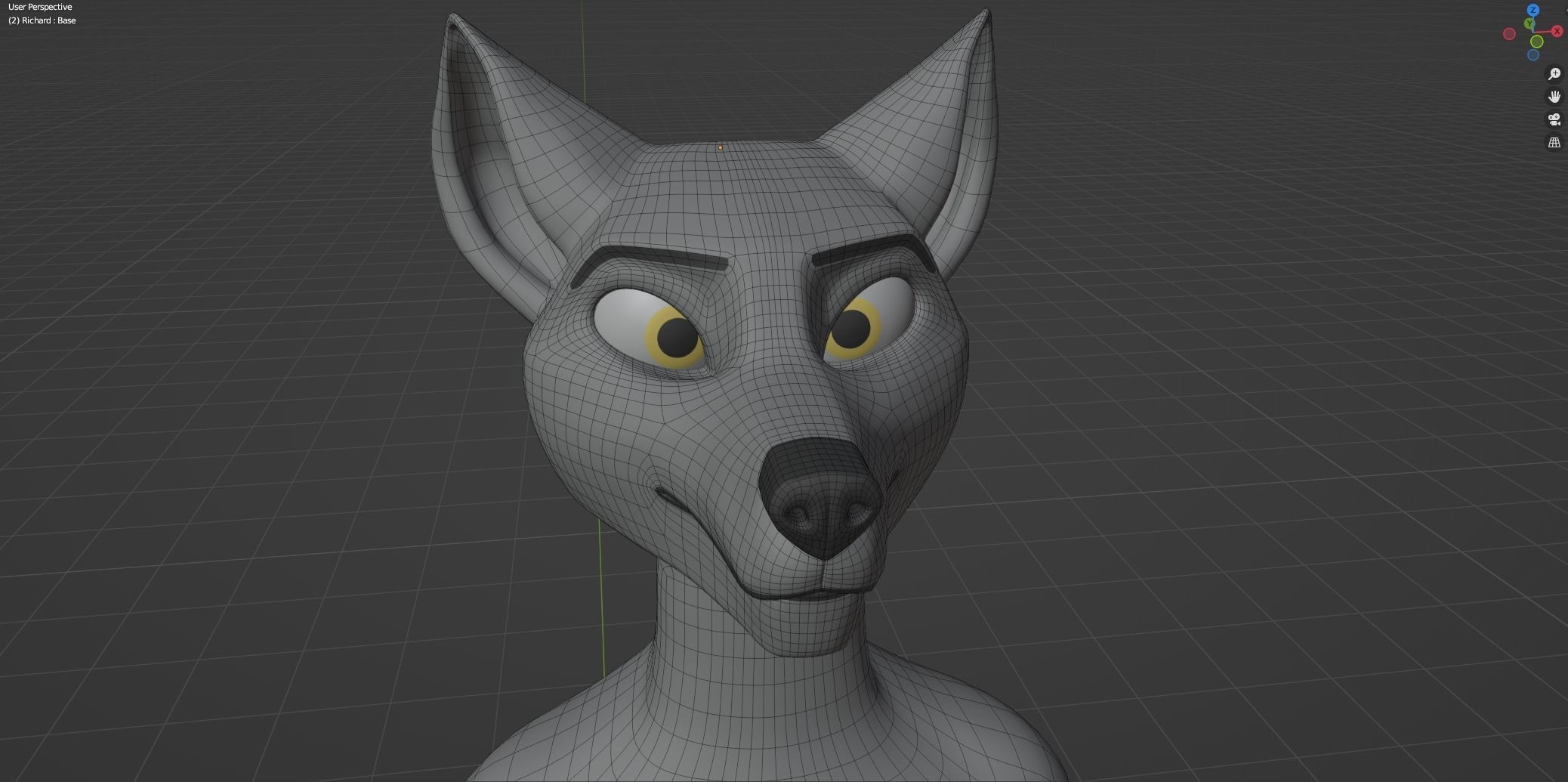 Richard Anthro Wolf 3D model_53