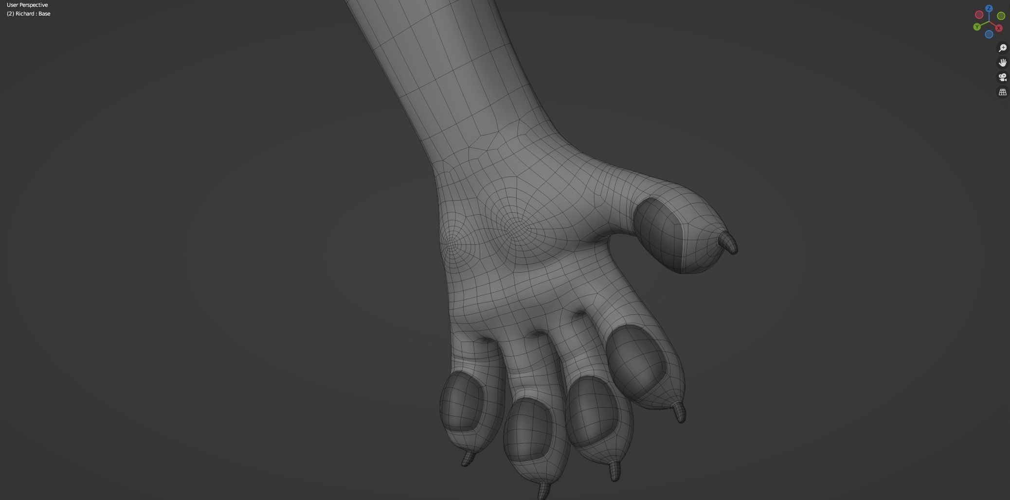 Richard Anthro Wolf 3D model_59